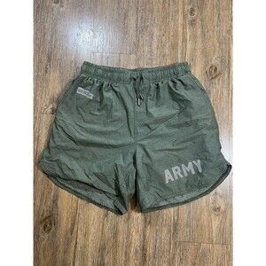 Recon Wear Shorts Merns L Green Army 6" Lined Soldier Workout Fitness